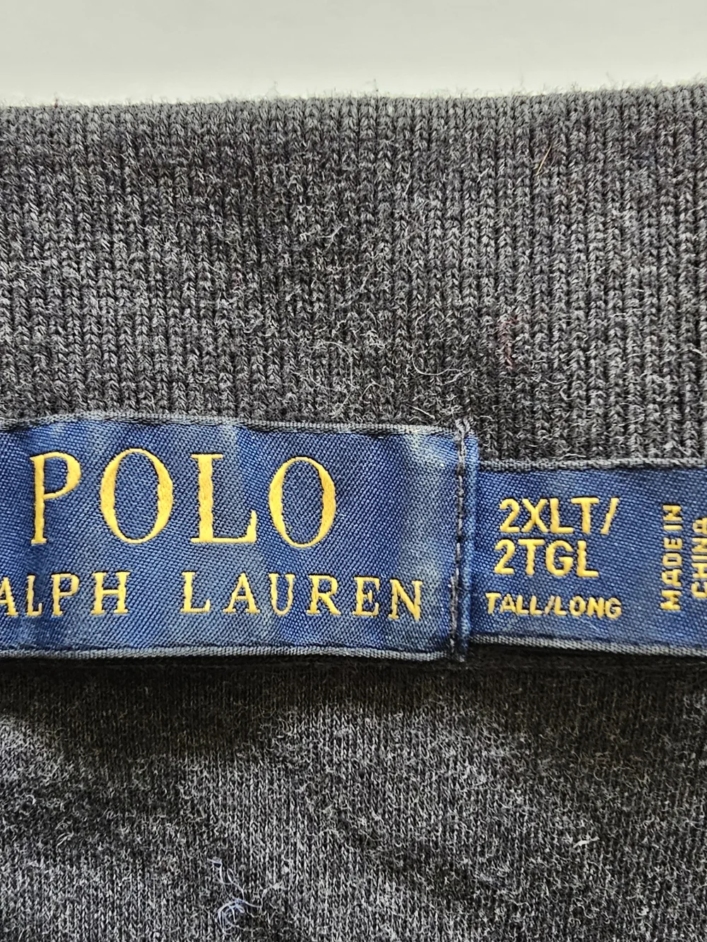 Polo by Ralph Lauren Navy Polo with Green Pony Embroidery